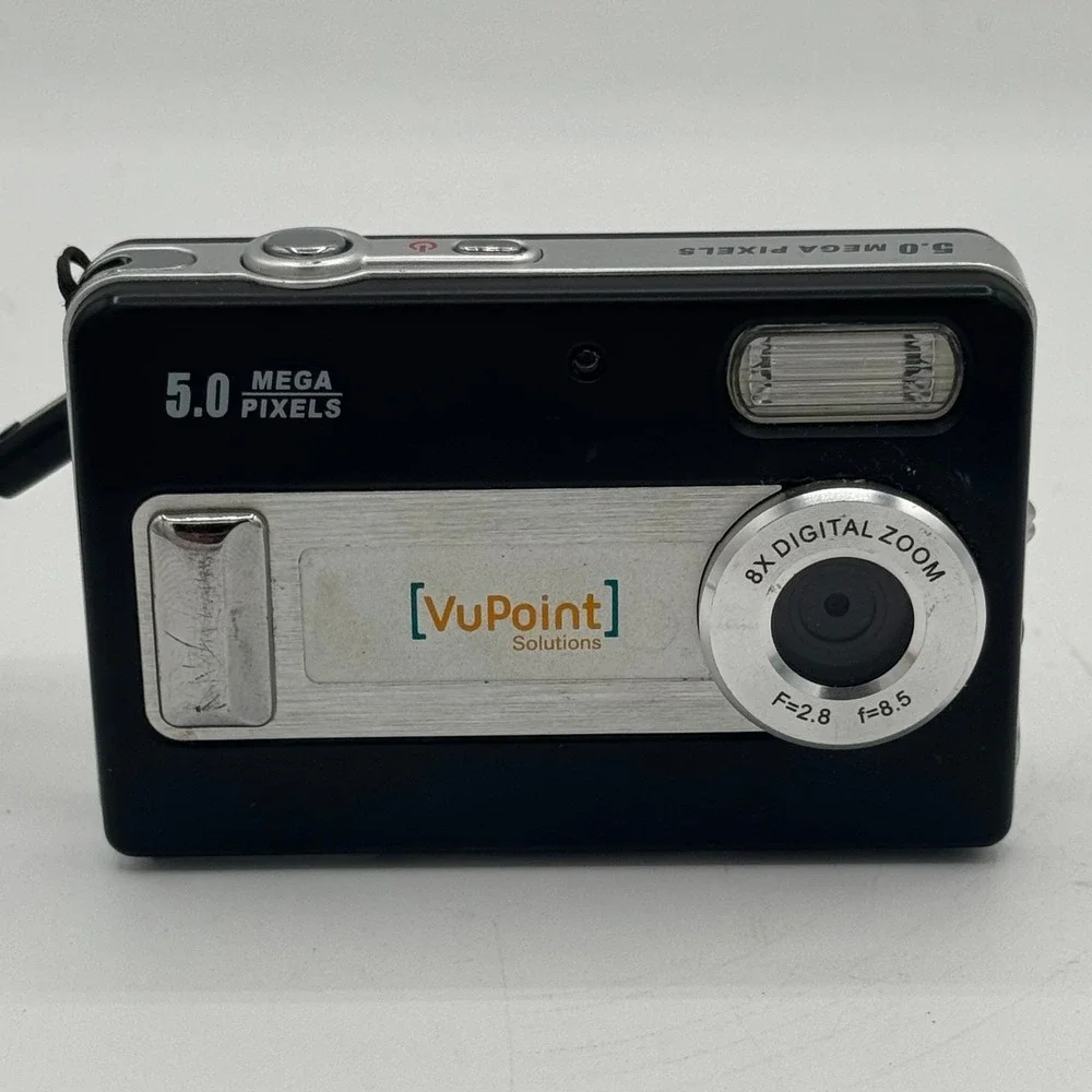 VuPoint Solutions 5.0MP Digital Camera Black 8x Zoom DC-WPC-ST531TBLK-VP